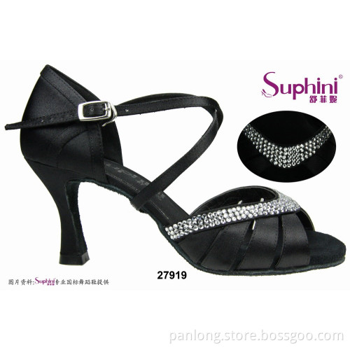 Factory Low Heel Elegante Latin Dance Shoes for Women